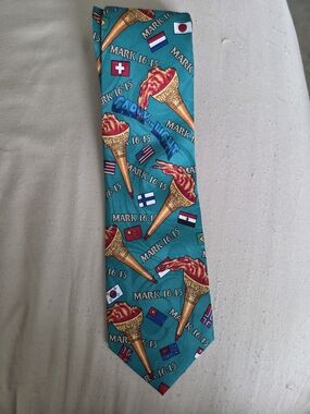 Gently Used Kerusso Saved By The Light Necktie.